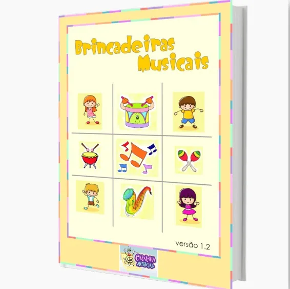 Capa de Brincadeiras Musicais 1 e 2